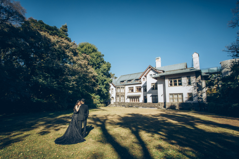 会場のお庭は広々貸切！