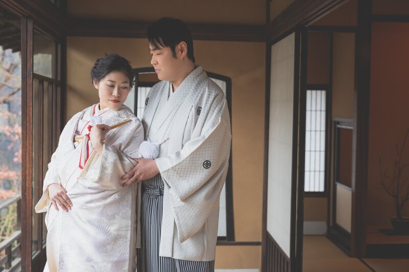 13:10 おふたりの並んだお写真も