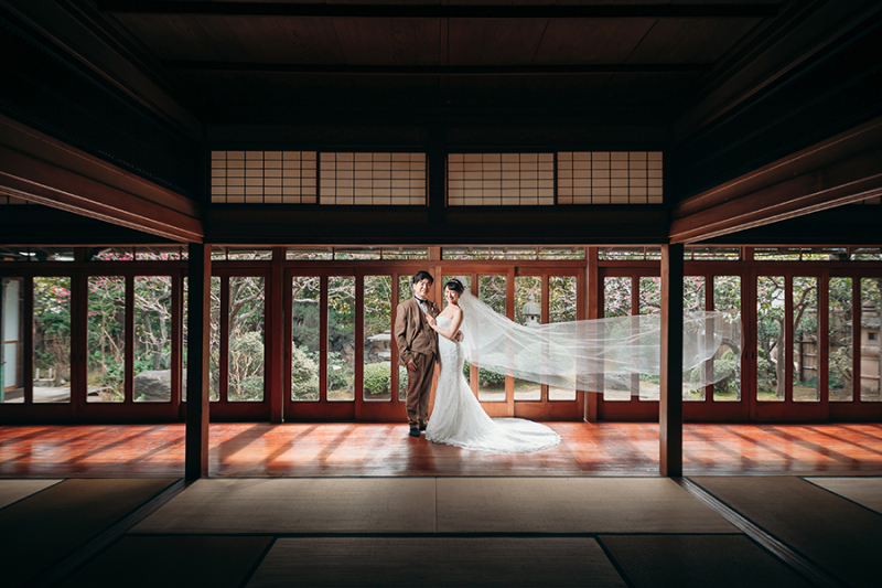 ベールショットも素敵♡