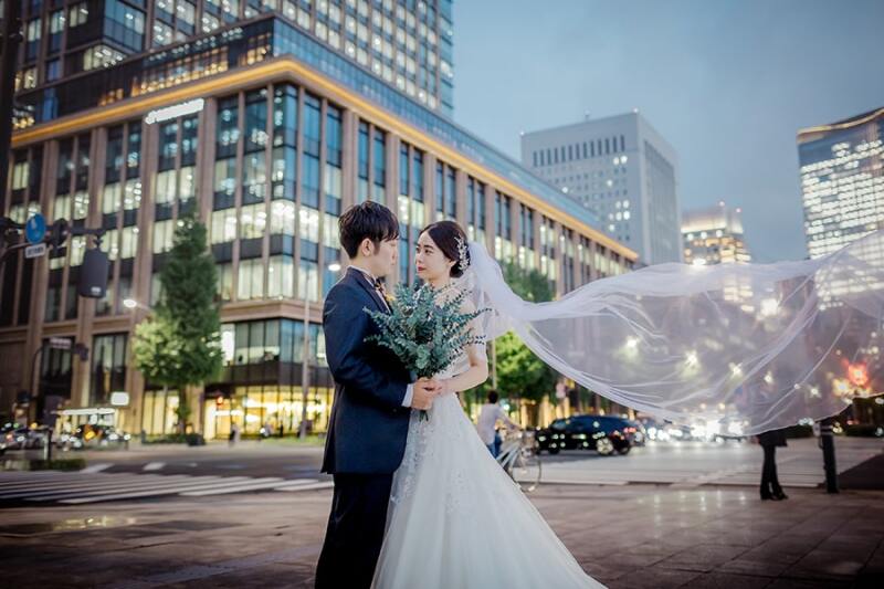 ベールショットも素敵♡