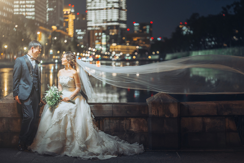 ベールショットも素敵♡