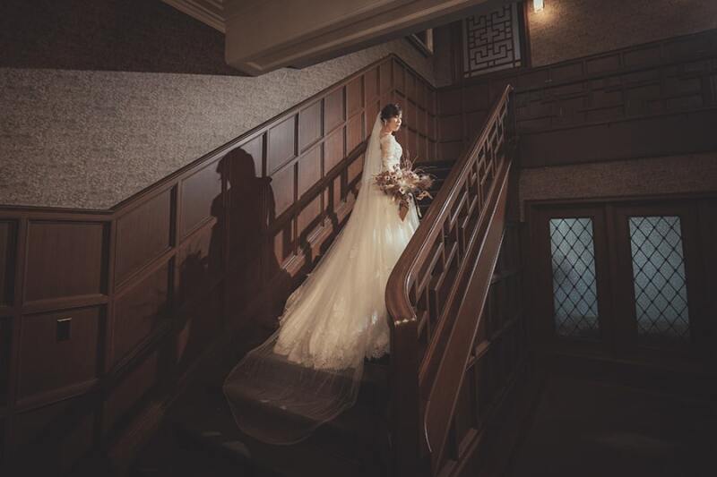 階段を利用して