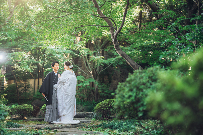 お庭の自然もたっぷり