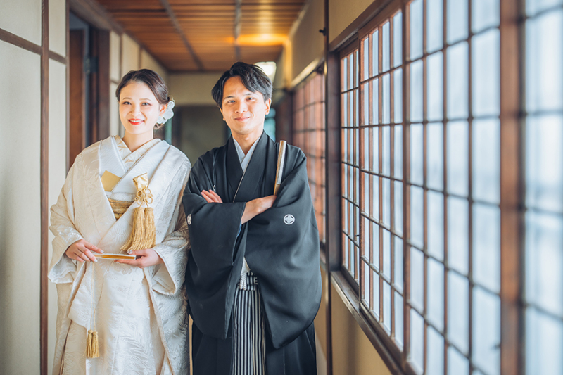 廊下でのカッコいいお写真も