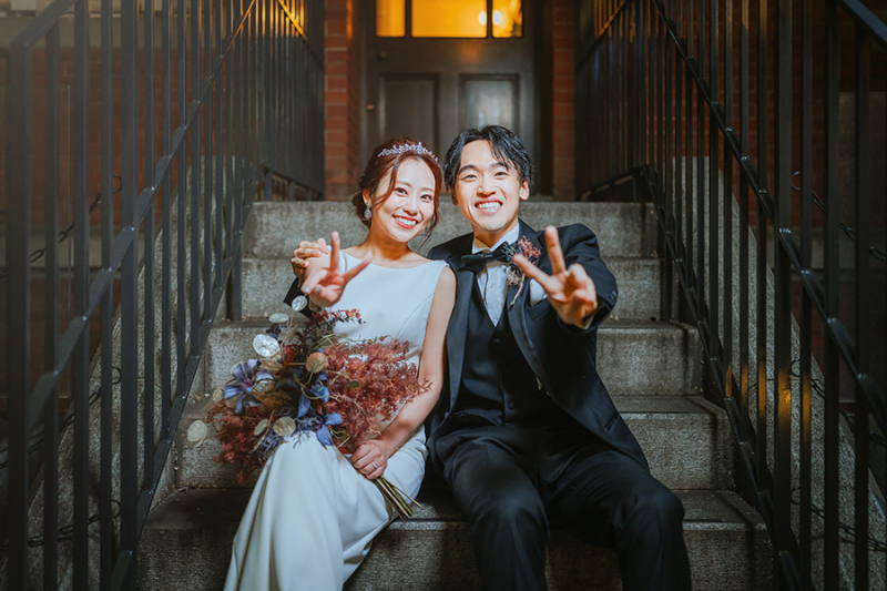 おふたりらしいお写真も