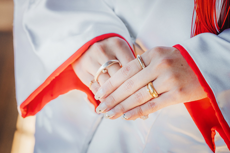 手元のショット