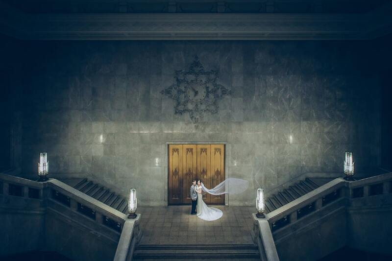 会場の広い空間を活かして