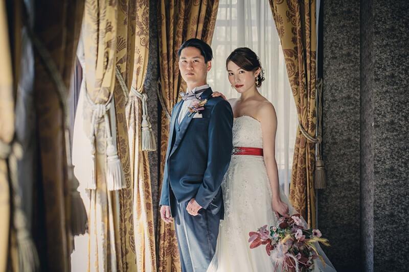 ドレスに着替えて