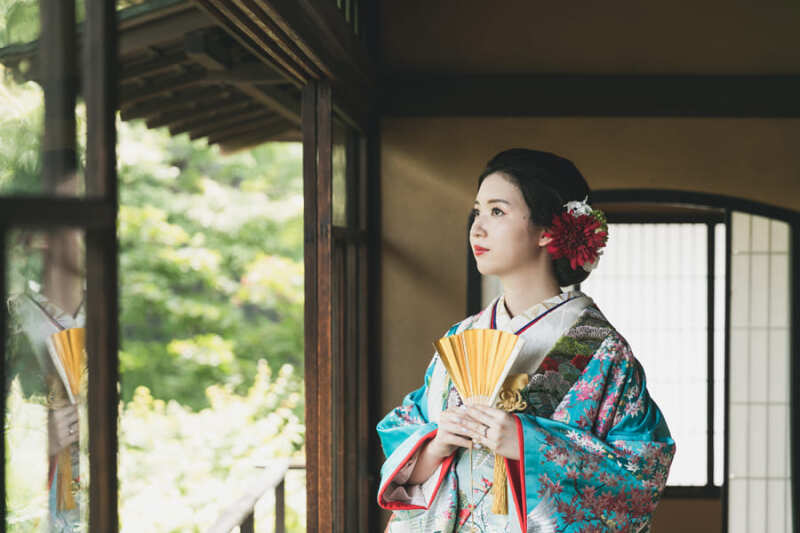 13:50 扇子カット