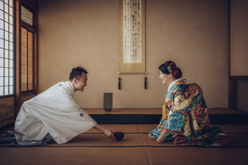 茶道がきっかけで出会われたおふたり