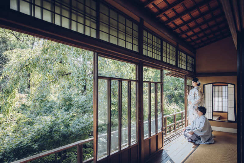 2階から見える緑も美しい迫力です!