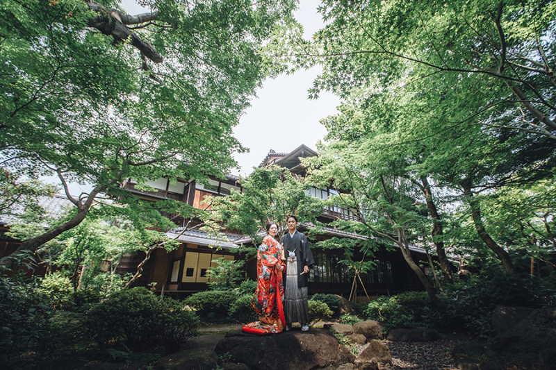 お庭の緑もたっぷり