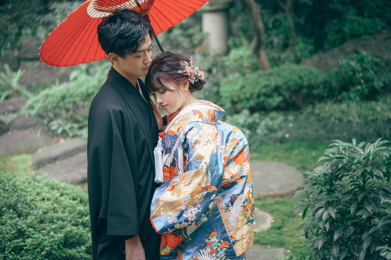 番傘はやっぱり赤色が美しい