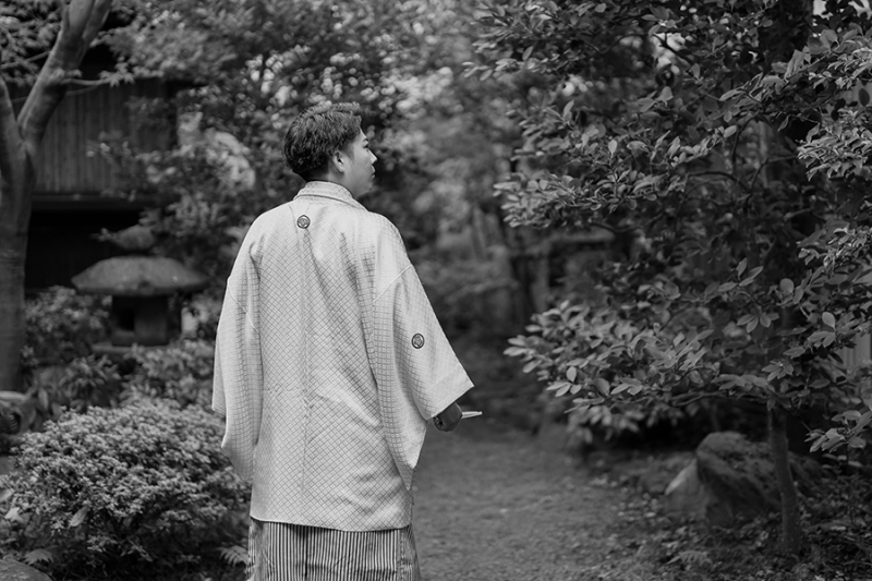 ご新郎様のソロショット