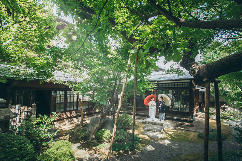 お庭の自然もたっぷり