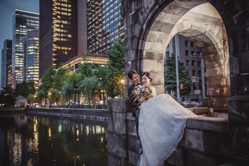 和田倉門での撮影