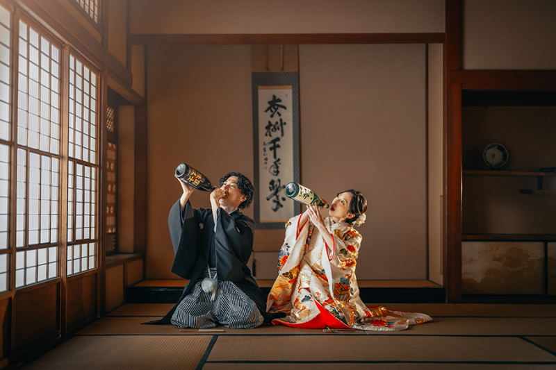 おふたりらしいお写真も
