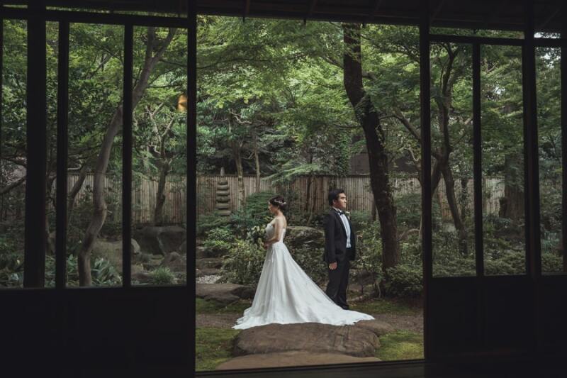 11:35 お庭とドレス