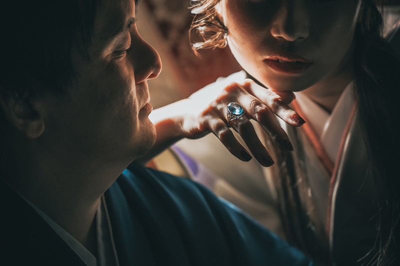 手元のショット