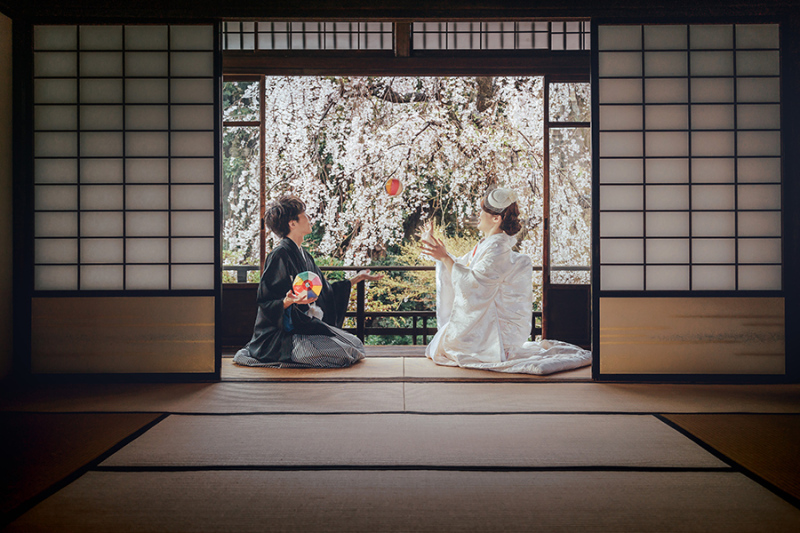 おふたりらしいお写真も