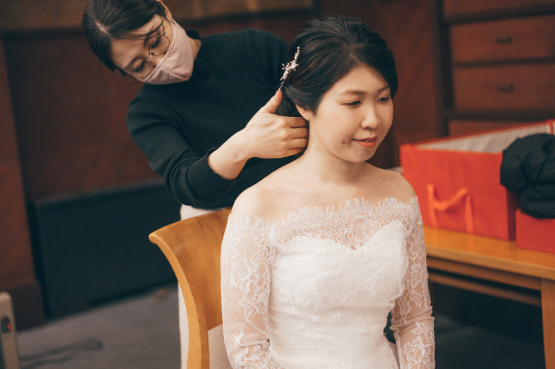 2着目ドレスへのチェンジ!