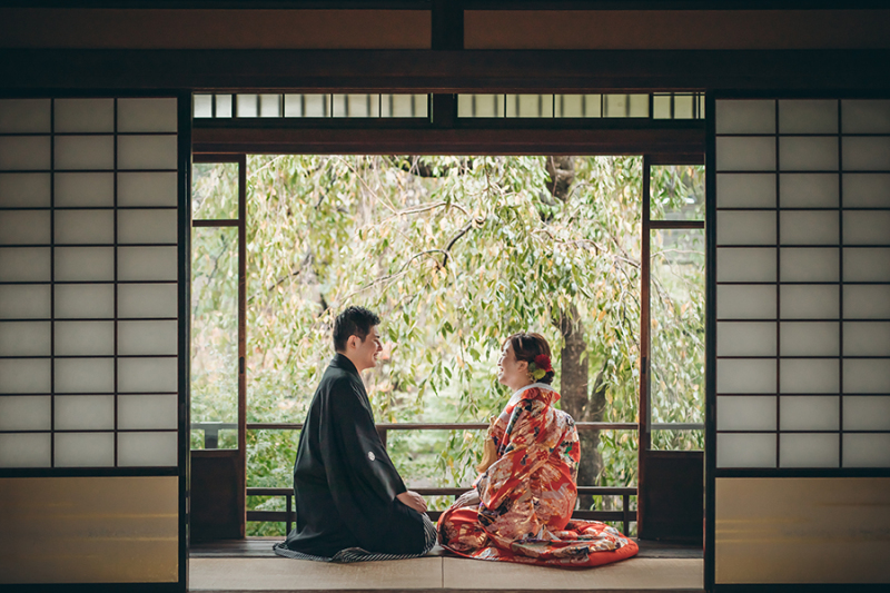 広々とした和室を活かして