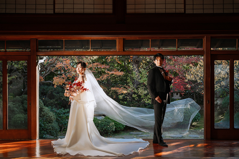 ベールショットも素敵♡