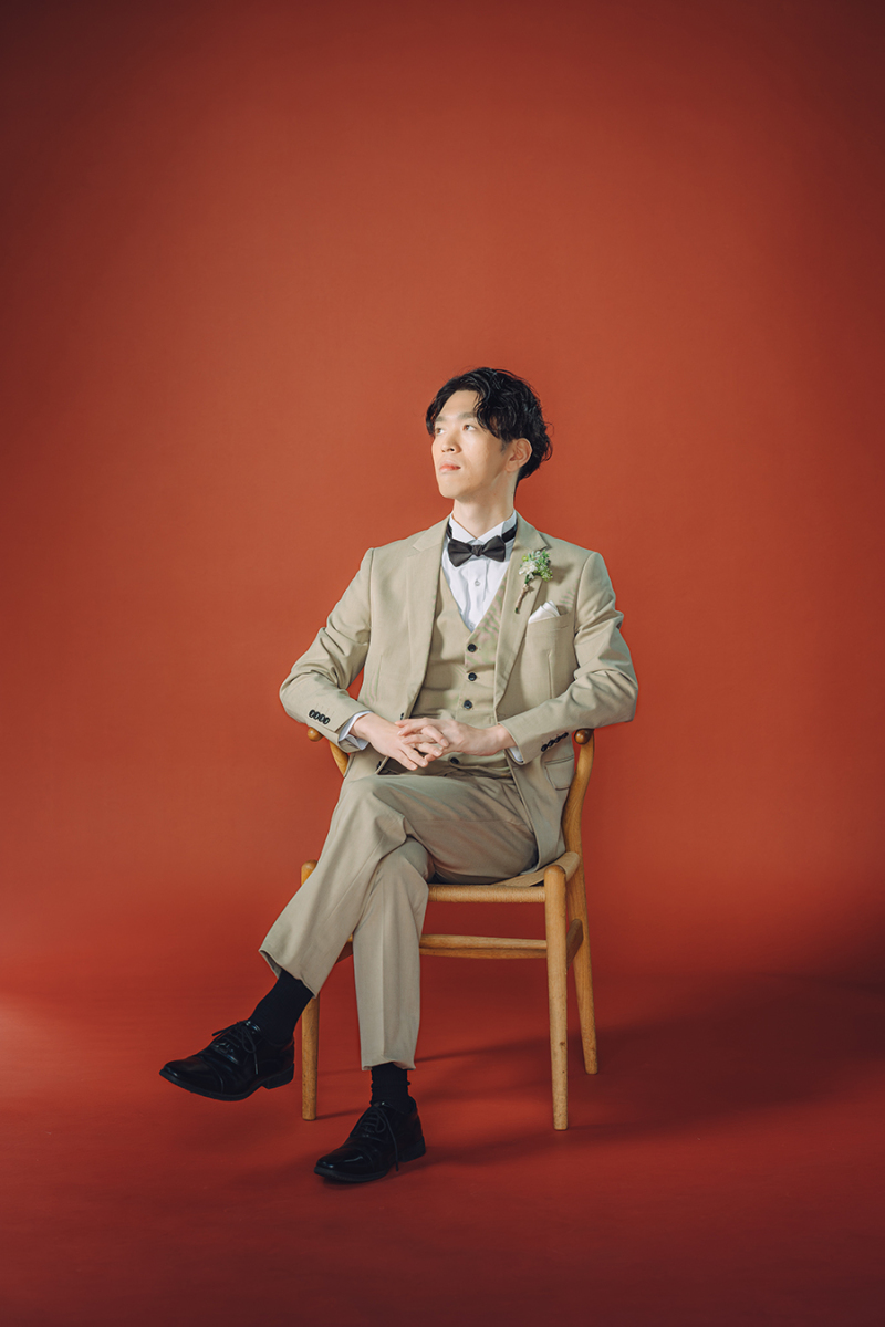 ご新郎様のソロショット