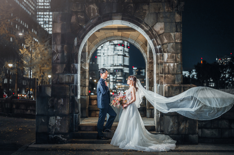 ベールショットも素敵♡