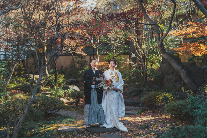 お庭の自然もたっぷり