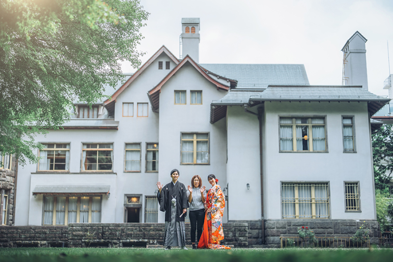 お庭の緑もたっぷり