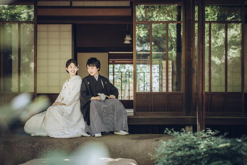 縁側でのお写真