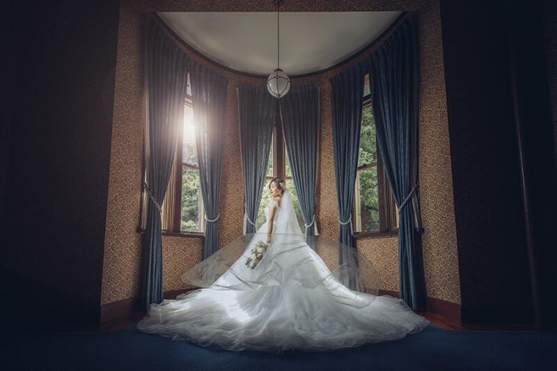 ベールショットも素敵♡