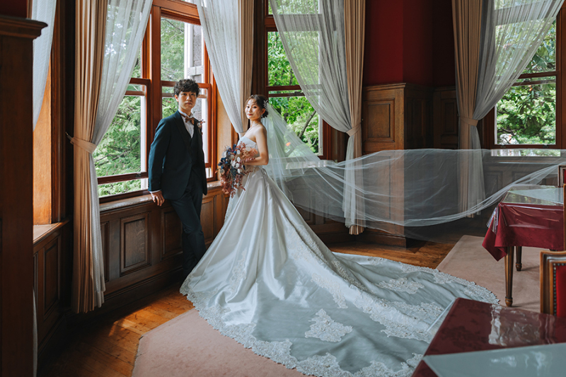 ベールショットも素敵♡