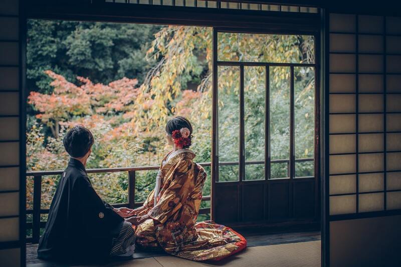 ほんのり染まる紅葉が素敵