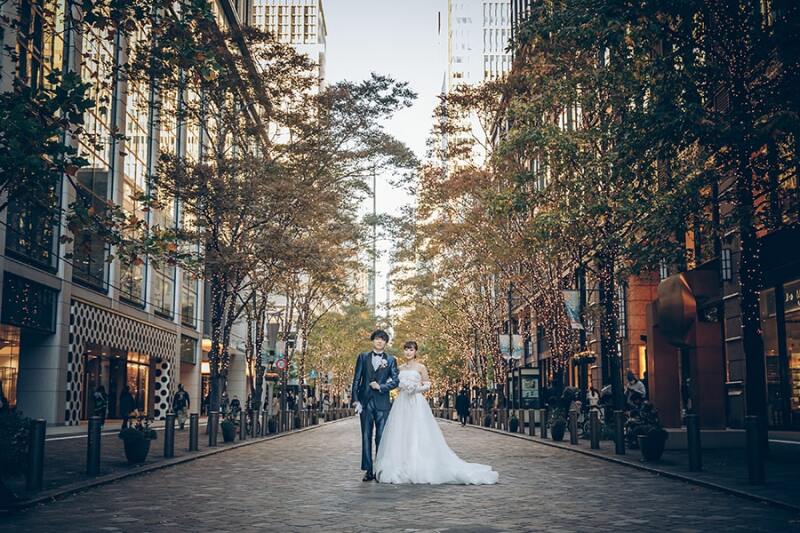 撮影開始はイルミネーションと