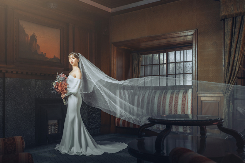 ベールショットも素敵♡