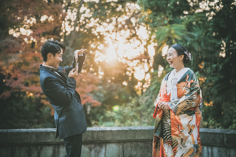 おふたりらしいお写真も