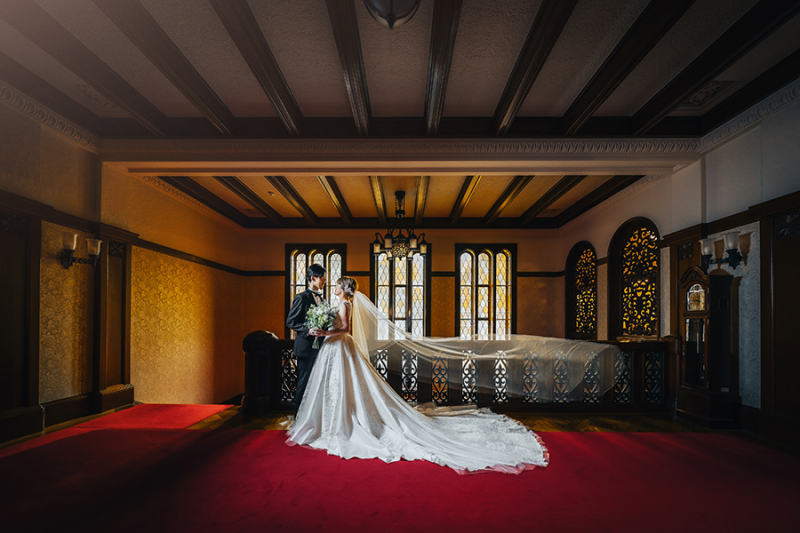 ベールショットも素敵♡