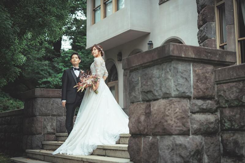 最後はバルコニーで!