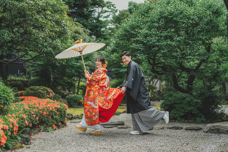 おふたりらしいお写真も