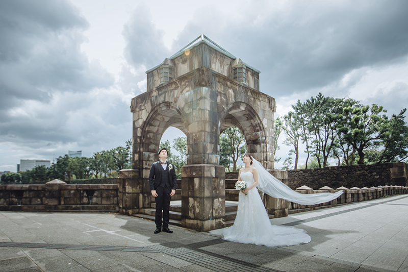 ベールショットも素敵♡