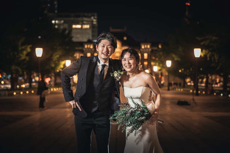 18:45　最後はおふたりのポーズで