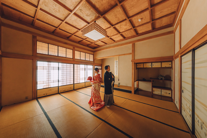 広々とした和室を活かして