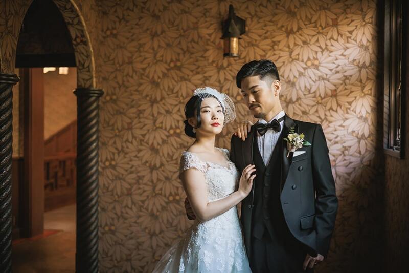 ドレスに着替えて