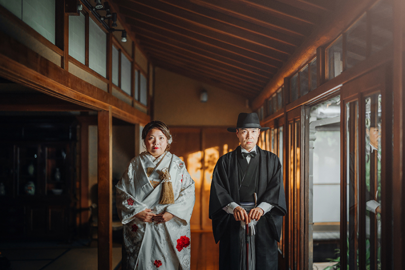 廊下でのカッコいいお写真も