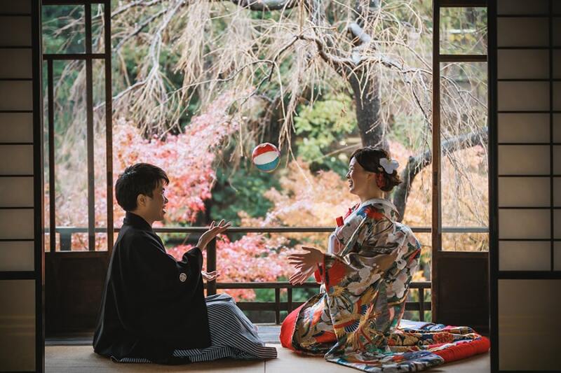 紙風船の組み合わせも可愛い◎