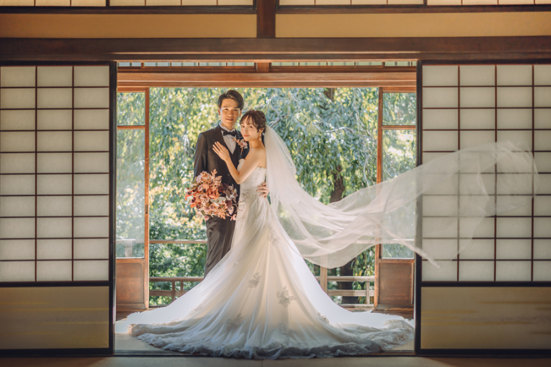 ベールショットも素敵♡