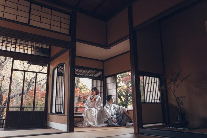 2階のお部屋で落ち着いた雰囲気も