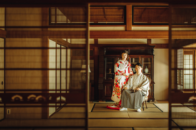 広々とした和室を活かして